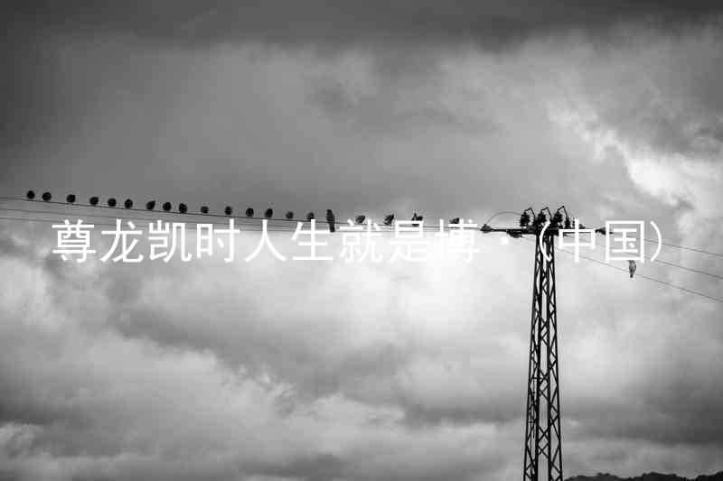尊龙凯时人生就是博·(中国)